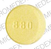Pill 880 S Yellow Round is Sorbitrate S.A.