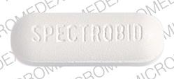 Pill ROERIG 035 SPECTROBID White Elliptical/Oval is Spectrobid
