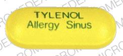 Pill TYLENOL Allergy Sinus is Tylenol Allergy Sinus 500 mg / 2 mg / 30 mg