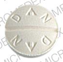 Pill 5496 DAN DAN White Round is Hydrochlorothiazide and spironolactone