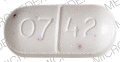 Pill 07 42 PAL White Oval is Panmist LA
