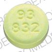 Pill 93 832 Yellow Round is Clonazepam