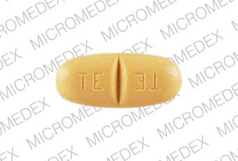 Pill TE TE CG CG Yellow Oval is Trileptal