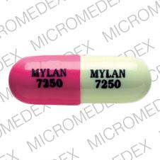 Pill MYLAN 7250 MYLAN 7250 er Cefaclor 250 mg