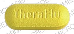 Pill TheraFlu is Theraflu flu cold cough acetaminophen 500 mg / dextromethorphan 15 mg / pseudoephedrine 30 mg