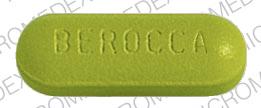 Pill BEROCCA ROCHE Green Oval is Berocca