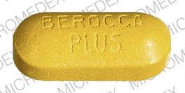 Pill BEROCCA PLUS Yellow Oval is Berocca plus