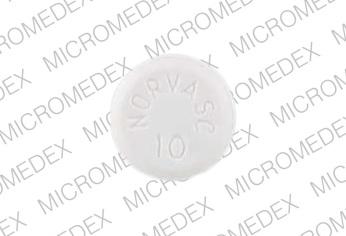 Norvasc 10 mg NORVASC 10 Front