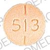 Pill 513 Orange Round is Levothyroxine Sodium