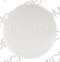 Pill KL 111 White Round is Orphenadrine Citrate