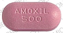 Pill AMOXIL 500 is Amoxil 500 mg