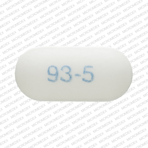 Naproxen delayed-release 375 mg 93-5 Back
