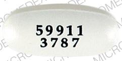 Pill 59911 3787 White Capsule-shape is Etodolac