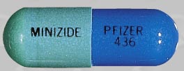 Minizide (polythiazide / prazosin) 0.5 MG-5 MG (MINIZIDE PFIZER 436)