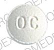 Oxycontin 10 mg OC 10 Back