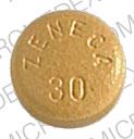 Pill 893 ZENECA 30 Gold Round is Sular