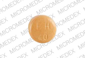 Pill 443 FH 40 Orange Round is Sular