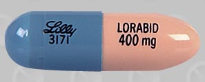 Lorabid pulvules (loracarbef) 400 mg (Lilly 3171 LORABID 400 mg)