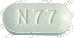 Pill LL N77 Green Oval is Naproxen