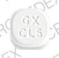 Pill GX CL5 White Round is Lamictal CD