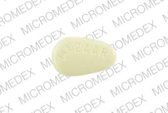 Hyzaar 12.5 mg / 50 mg HYZAAR MRK 717 Back