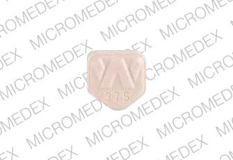 Pill W 37.5 781 Orange Five-sided is Effexor