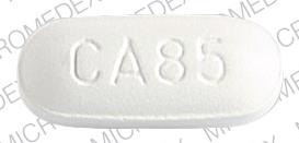 Pill CA85 LL White Oval is Centrum Singles-Calcium
