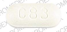 Pill C83 LL White Oval is Centrum Singles-Vitamin C