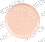 Pill VERMOX is Vermox 100 mg