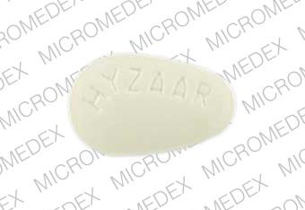 Hyzaar 25 mg / 100 mg HYZAAR MRK 747 Back