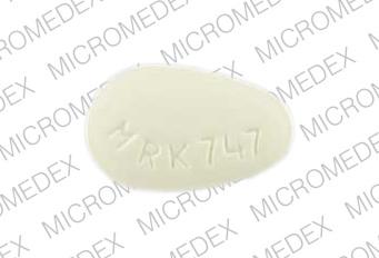 Hyzaar 25 mg / 100 mg HYZAAR MRK 747 Front