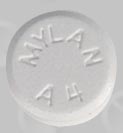 Pill MYLAN A4 White Round is Alprazolam
