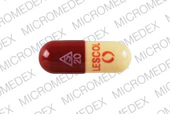 Lescol 20 mg S 20 LESCOL Front