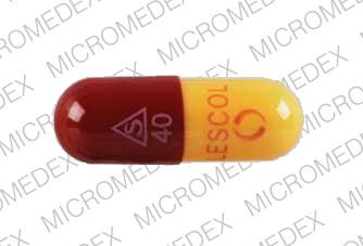 Lescol 40 mg S 40 LESCOL Back