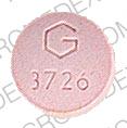 Glyburide 2.5 mg G 3726 Front