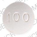 Pill 100 GLYSET White Round is Glyset