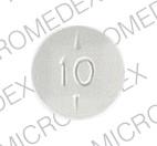 Pill 10 M White Round is Methylin