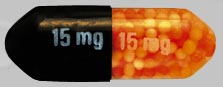 Pill 3514 15 mg SB 15 mg Brown & Clear Capsule/Oblong is Dexedrine Spansule