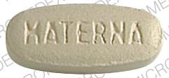 Pill MATERNA M 55 White Oval is Materna