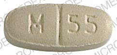 Pill MATERNA M 55 White Oval is Materna