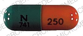 Mexiletine hydrochloride 250 mg N 741 250