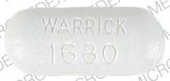 Theophylline extended-release 450 mg WARRICK 1680 Front