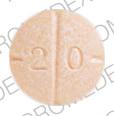 Pill AD 20 Orange Round is Adderall