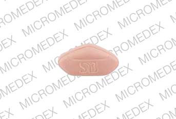 Pill SB 4 Orange Five-sided is Avandia