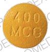 Pill 400 MCG 285 Yellow Round is Baycol