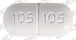 Pill BIOCRAFT 105 105 White Elliptical/Oval is Sucralfate
