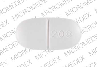 Pill 208 ETHEX White Oval is Guaifenex PSE 120