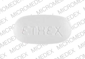 Pill 208 ETHEX White Oval is Guaifenex PSE 120