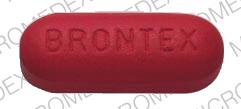 Pill BRONTEX Red Oval is Brontex