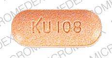 Pill KU 108 Orange Capsule-shape is Hyoscyamine Sulfate SR